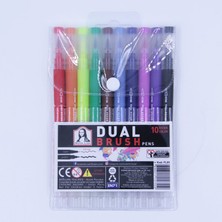 Mbb E-Ticaret Südor Monalisa Dual Fineliner+ Brush 10 Renk FL05