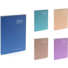 Mbb E-Ticaret Gıpta Thebook 17X24 100 Yp. Spiralli Sert Kapak Kareli Bloknot 5525