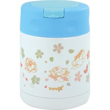 Mbb E-Ticaret Umix Trendıx Çelik Içli Termos 350 Ml.mavi+Çelik Kaşık