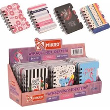 Mbb E-Ticaret Mikro Nt-03 A7 60 Yp Spr Sert Kpk Ayraçlı Çizgili Not Defteri-(***12 Adet***)