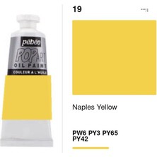 Mbb E-Ticaret Pebeo Popart Oıl 60ML Yağlı Boya Naples Yellow 986019