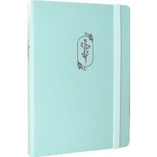 Mbb E-Ticaret Vj 124-1653 Bujo Defter Vegan Deri 96 Yaprak 160 Gr. Beyaz Kağıt Cepli Lastikli