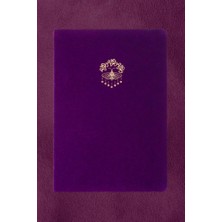 Mbb E-Ticaret Vj 124-1641 Bujo Defter Süet 96 Yaprak 160 Gr. Beyaz Kağıt Cepli Çizgili Mor
