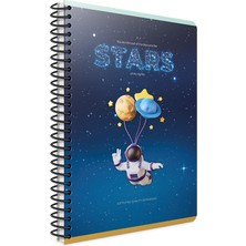 Mbb E-Ticaret Gıpta Stars A6 80 Yp Çizgili Spr Karton Kpk Defter 6189-(***1 Adet***)