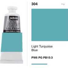 Mbb E-Ticaret Pebeo Popart Oıl 60ML Yağlı Boya Lıght Turquoıse Blue 986304