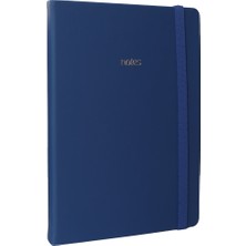 Mbb E-Ticaret Vj 124-1656 Bujo Defter Vegan Deri 96 Yaprak 160 Gr. Beyaz Kağıt Cepli Lastikli