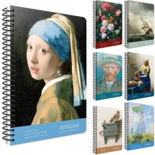 Mbb E-Ticaret Gıpta Art Master A6 80 Yp. Düz Spr. Karton Kapak Defter 6091-(***6 Adet***)