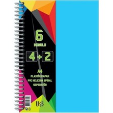 Mbb E-Ticaret U-Deep Pp Kapak Ayraçlı Defter 4+2 150YP.*28