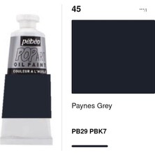Mbb E-Ticaret Pebeo Popart Oıl 60ML Yağlı Boya Paynes Grey 986045