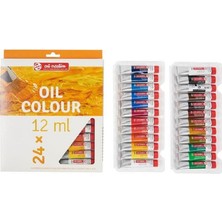 Mbb E-Ticaret Talens 24 Renk Yağlı Boya Tüp 12 ml RT9020124M
