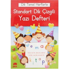 Mbb E-Ticaret Ema 17X24 Kılavuz Dik Çizgili Güzel Yazı Defteri-(***9 Adet***)
