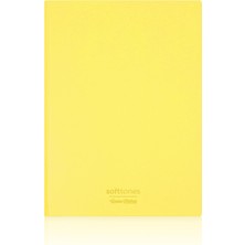 Mbb E-Ticaret Vj 124-1005 Softtons Esnek Kapak Defter A6 80 Gr. Krem 96 Yp. Çizgili Sarı
