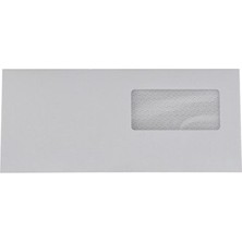 Mbb E-Ticaret Asil Diplomat Extra Zarf 25 Li 90 gr 10,5X24 Pencereli AS-11002-(***6 Adet***)