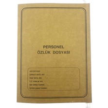 Mbb E-Ticaret Ful Personel Özlük Dosyası Askılı 8 Li
