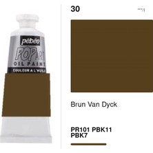 Mbb E-Ticaret Pebeo Popart Oıl 60ML Yağlı Boya Brun Van Dyck 986030