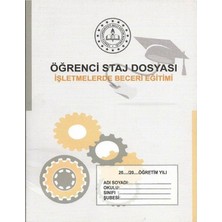 Mbb E-Ticaret Dilman Öğrenci Staj Defteri Numaralı 80 Sayfa
