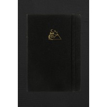 Mbb E-Ticaret Vj 124-1639 Bujo Kraft Defter Keten  96 Yaprak 150 Gr. Kraft Kağıt Cepli Lastikli Çizgili Siyah