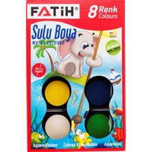 Mbb E-Ticaret Fatih 8 Renk Sulu Boya S-8 *144-(***1 Adet***)