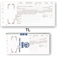 Mbb E-Ticaret Dilman Tl Senet Koçanı 100 Lü-(***12 Adet***)