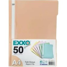 Mbb E-Ticaret Exxo Pastel Telli Dosya 50 Li Somon Pembe TTRP120