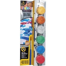 Mbb E-Ticaret Carıoca 6 Renk Metalik Tempera Yıkanabilir Suluboya 25 ml 40426