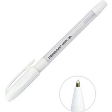 Mbb E-Ticaret Pensan Neon Gel Kalem Beyaz 2290-(***12 Adet***)