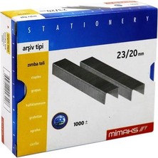 Mbb E-Ticaret Mimaks 23/20 Zımba Teli 1000 Li