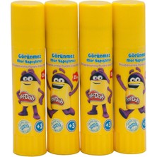 Mbb E-Ticaret Play-Doh 21 gr Uçan Stıck Yapıştırıcı Mor YP006-(***12 Adet***)