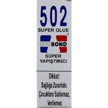 Mbb E-Ticaret Evobond 502 Japon Yapıştırıcı 20 Gr.-(***3 Adet***)