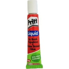 Mbb E-Ticaret Pritt Sıvı Yapıştırıcı 20 gr Su Bazlı Solventsiz 1774230-(***3 Adet***)