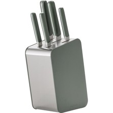 Berghoff Home Elements 6-Piece Knife Block Set Thyme