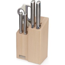 Joseph Joseph Elevate Fusion 5-Piece Knife And Scissors Set With Wooden Block