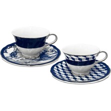 Baci Milano Versailles 2-Piece Tea Cup Set