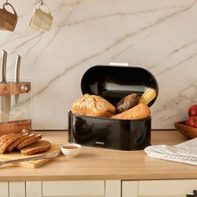 Karaca Dustin Bread Box Black