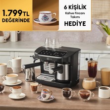 Karaca Hatir Perfetto Espresso And 5-Cup Capacity Turkish Coffee Machine
