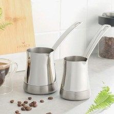 Karaca Win Induction 2-Piece Turkish Coffee Pot Set