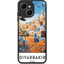 BG AKSESUAR Tecno Spark 40C Uyumlu Amed Desenli Kamera Korumalı Darbelere Dayanıklı Kılıf