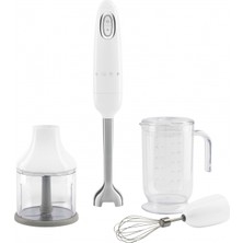 Smeg Hand Blender Set White New Version HBF03WHEU