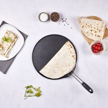 Karaca Mutfaksever Biogranit Gozleme And Lavash Pan 34 cm Grey