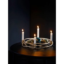 Philippi Bergamo Gold Candle Holder