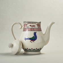 Karaca x Omur Akkor Iznik Bird Teapot 965 ml