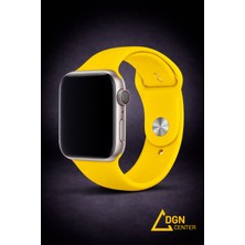 Fmk Apple Watch 42 mm (11 ve 12. Nesil) Uyumlu Premium Silikon Kordon