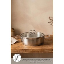 Bambum Sofia Steel Pot Shallow 24X8