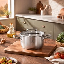 Emsan Grace Induction Base Steel Pot 24 cm