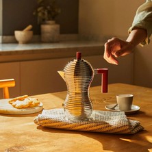 Alessi Pulcina Espresso Maker Moka Pot 70 ml Red