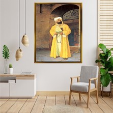 Tablore Osman Hamdi Bey Sarı Kaftanlı Adam Çerçeveli Kanvas Tablo Modern Salon Dekoru