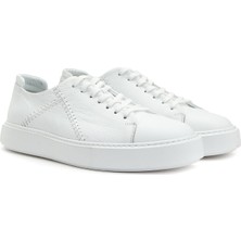Divarese Dıvarese White Patterned Men's Sneakers