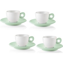 Guzzini 4-Piece Espresso Cup Set Green