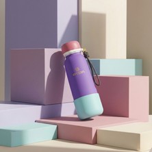 Emsan Thermos Bottle Steel Leak-Proof Thermos 500 ml Purple
