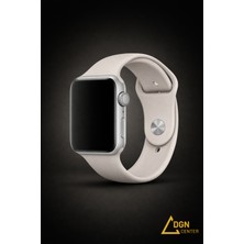 Fmk Apple Watch 42 mm (11 ve 12. Nesil) Uyumlu Premium Silikon Kordon